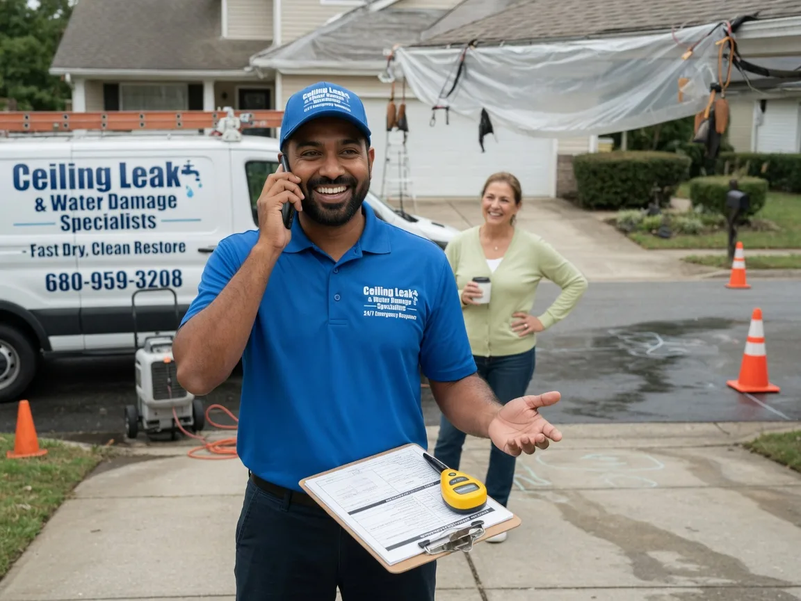 Ceiling Leak Cleanup Oak Ridge, NJ FAQs